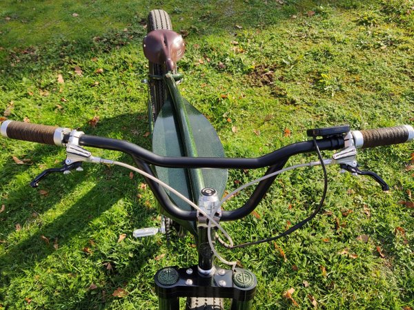 ElectricRide E-Basman Custom Chopper Bike Grün (Discomoos)